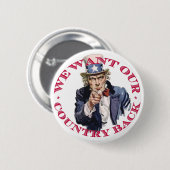 We willen Button - oom Sam (Voorkant /achterkant)