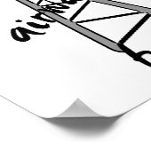 " we willen de luchtgolven terug " poster (Hoek)