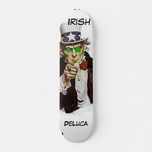 We willen DeLuca Skateboard (Voorkant)
