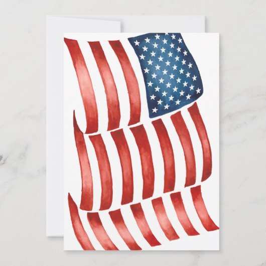 We willen een patriottisch Halloweenkostuumfeest Kaart (Achterkant)