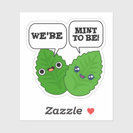 We willen grappige kruidenwoordspeling zijn sticker (Vel)