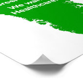 We willen Groenland niet. Wij willen gezondheidszo Poster (Hoek)