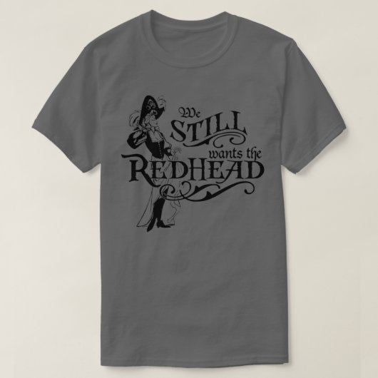 We willen het Caraïbisch roodkeiland Shirt 4 (Design voorkant)