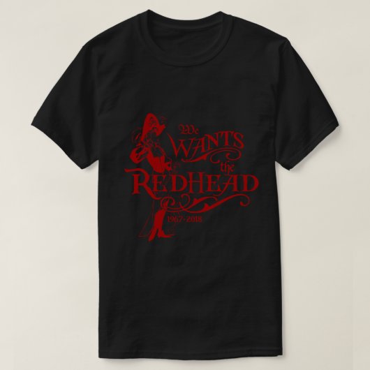 We willen het Caraïbisch roodkeiland Shirt Comme. (Design voorkant)