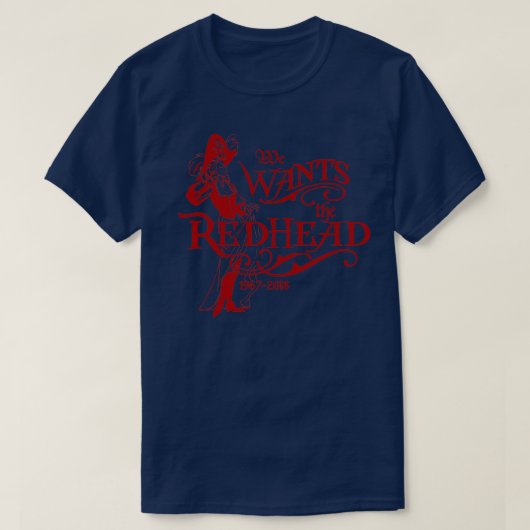 We willen het Caraïbisch roodkeiland Shirt Comme. (Design voorkant)