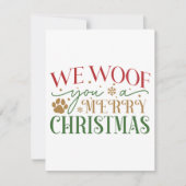 We willen jullie een prettig kerstfeest geven feestdagenkaart (Voorkant)