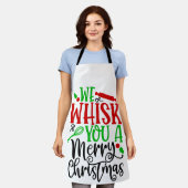 We willen jullie een prettige kerst geven schort (Gedragen)