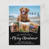 We willen jullie graag kerstcadeaufoto's feestdagenkaart (Voorkant)