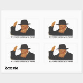 We willen Mashiach nu Rechthoekige Sticker (Vel)