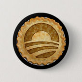 "We willen Pie!" Obama Pie Button (Voorkant)