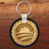 "We willen Pie!" Obama Pie Sleutelhanger (Voorkant)