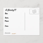 We willen u uitnodigen om... uitnodiging briefkaart (Achterkant)