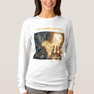 "We willen vrede - Inspirerende Kinderen Veilig On T-shirt