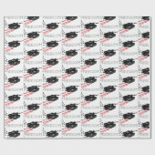 We willen wereldvrede en vrijheid, stop de oorlog cadeaupapier (Vlak)