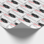 We willen wereldvrede en vrijheid, stop de oorlog cadeaupapier (Hoek)