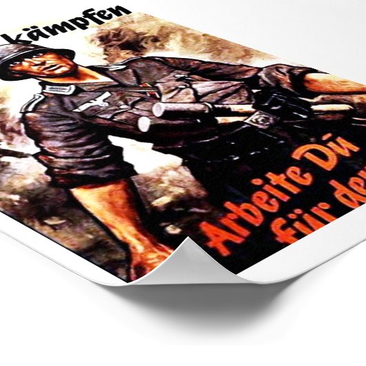 We Wir Kampfen Poster (Hoek)