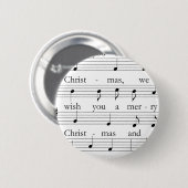 We wish you-01 ronde button 5,7 cm (Voorkant /achterkant)
