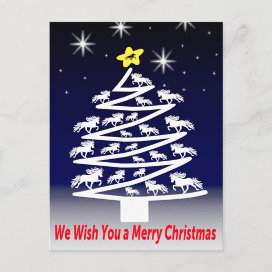 We Wish you a Merry Christmass Postkarte Briefkaart (Voorkant)