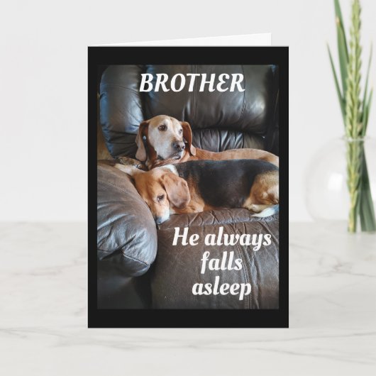 WE WISH YOU THE BEST BIRTHDAY EVER BROTHER CARD KAART (Voorkant)