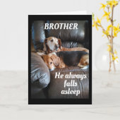 WE WISH YOU THE BEST BIRTHDAY EVER BROTHER CARD KAART (Gele Bloem)