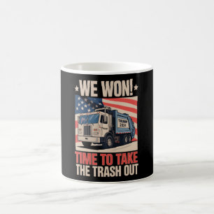 We Won Tijd Om Het Afval Weg Te Brengen Trump 47 Koffiemok