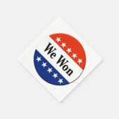 We Wonnen Verkiezingen 2026 Servet (Hoek)