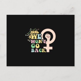 We Won't Go back Briefkaart