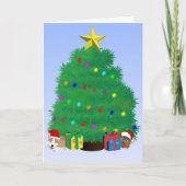 We Woof you a Merry Christmas Kaart (Voorkant)