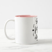 we woof you a merry christmas tweekleurige koffiemok (Links)