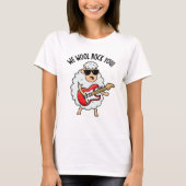 We Wool Rock You Funny Sheep Pun T-shirt (Voorkant)