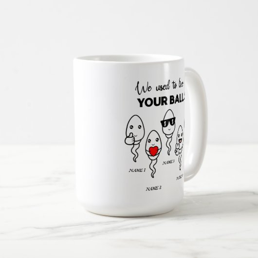 We woonden vroeger in je winkels, op naam van je v koffiemok (Voorkant rechts)