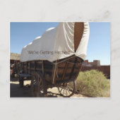 We worden gehitched Save the Date Briefkaart (Voorkant)