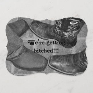 WE WORDEN GESLAGEN!!! HUWELIJKSUITNODIGING KAART