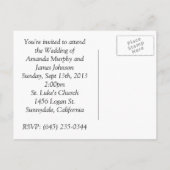 We worden getikt (twee paarden) uitnodiging briefkaart (Achterkant)