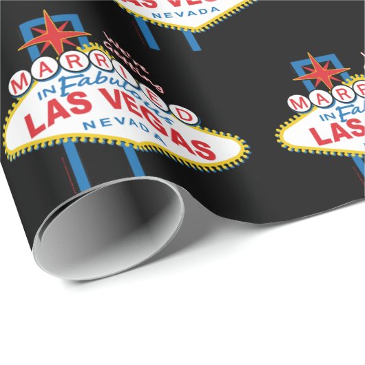 We worden getrouwd in Las Vegas Cadeaupapier (Rol Hoek)