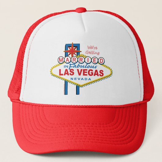 We worden getrouwd in Las Vegas Trucker Pet (Voorkant)