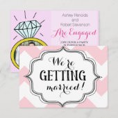 We worden getrouwd. kaart (Voorkant / Achterkant)