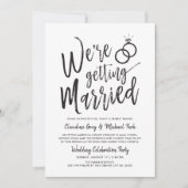 We worden getrouwd | Weddenschap na uitnodiging (Voorkant)