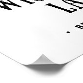 We worden te vroeg oud en te laat wijs poster (Hoek)