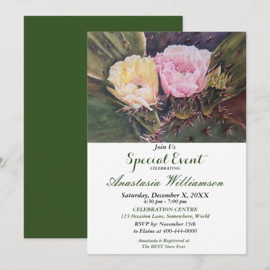 WE WORDEN TWEE PARTY EVENT UITNODIGING (Voorkant / Achterkant)