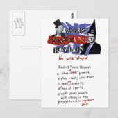 We xxxxxen Groot-Brittannië, ik ben dom Briefkaart (Voorkant / Achterkant)