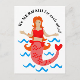 We Zeemeermin Voor Elkaar Briefkaart