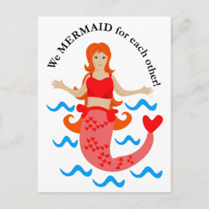 We Zeemeermin Voor Elkaar Briefkaart