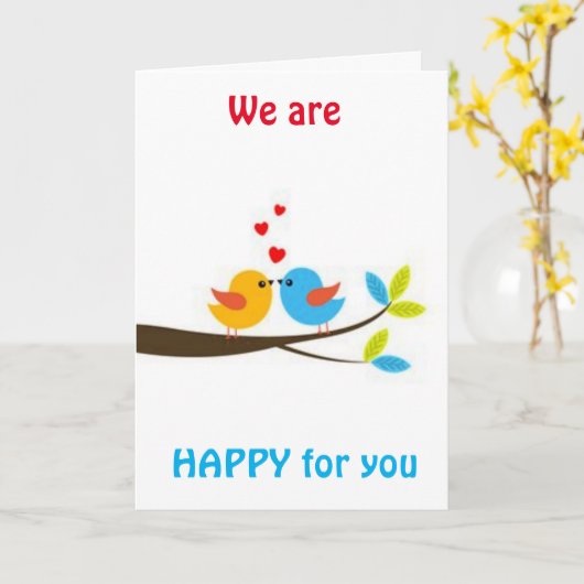 WE ZEGGEN "CONGRATULATIES" EN WE ZULLEN JULLIE VER KAART (Gele Bloem)