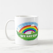 We zeggen Gay Rainbow Pride Koffiemok (Links)