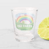 We zeggen Gay Rainbow Pride Shot Glas (Achterkant)