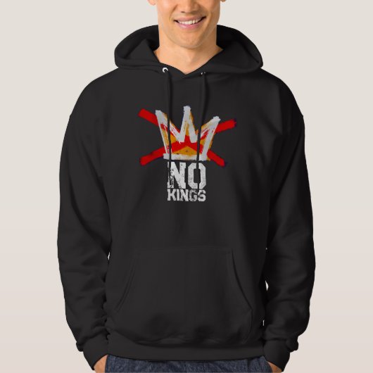 WE ZEGGEN GEEN KONINGEN HOODIE (Voorkant)