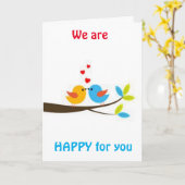 WE ZEGGEN "GEFELICITEERD" & WE ZULLEN JE MIS! KAAR KAART (Gele Bloem)