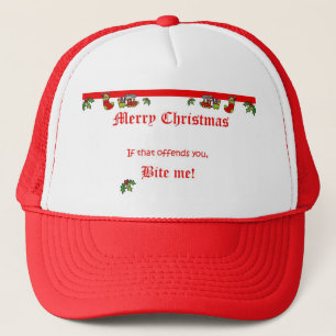 We zeggen MERRY CHRISTMAS! Trucker Pet