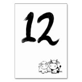 We zeiden dat ik een minimalistische bruiloft moes kaart (Achterkant)